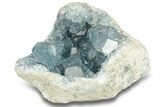 Crystal Filled Celestine (Celestite) Geode - Madagascar #271570-1